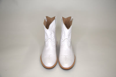 MS0575 Dirt Kickers Boots White SAMPLE Sustainable Fashion