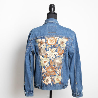 Chicos Blue Flowers Denim Jacket – Neomai Vintage