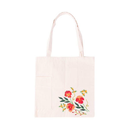 MK211304 - Embroidered Canvas Tote - CUSTOM