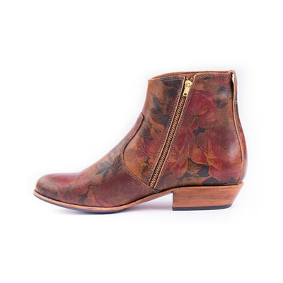 LIANA RUCHED ANKLE BOOTS-ORANGE – Fly Shoe Boutique and Accessories