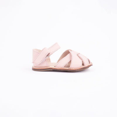 Blush Block Heel Sandals With Pearls Outdoor Wedding